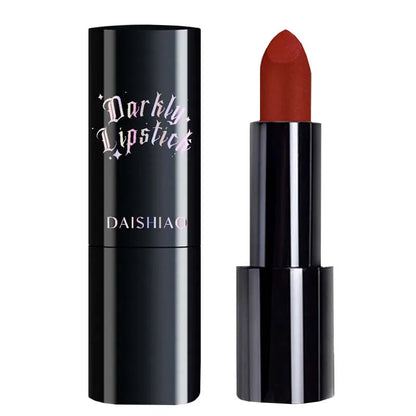 Rouge à Lèvres Mat Noir & Violet – Spécial Halloween | Waterproof & Longue Tenue | Look Gothique & Dramatique🚚 Livraison rapide FelizShop