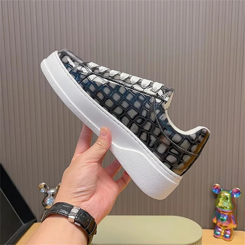 Baskets à plateforme à bout rond — Chaussures plates casual à lacets
🚚 Livraison rapide en 8 à 12 jours ouvrés depuis la France FelizShop