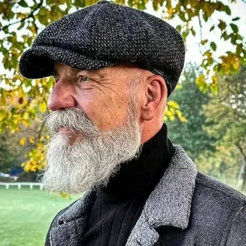 Casquette vintage homme – Chapeau plat style Peaky Blinders, idéal pour le golf, la conduite ou la protection solaire. Pour homme et femme, saisons printemps, été, automne.🚚Livraison gratuite rapide et sécurisé FR FelizShop