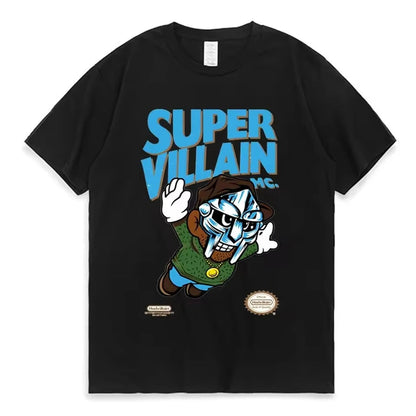T-shirt Graphique MF DOOM x Madlib – Impression Double Face – Unisexe, Style Streetwear🚚 Livraison rapide en 8 à 12 jours ouvrés depuis la France FelizShop