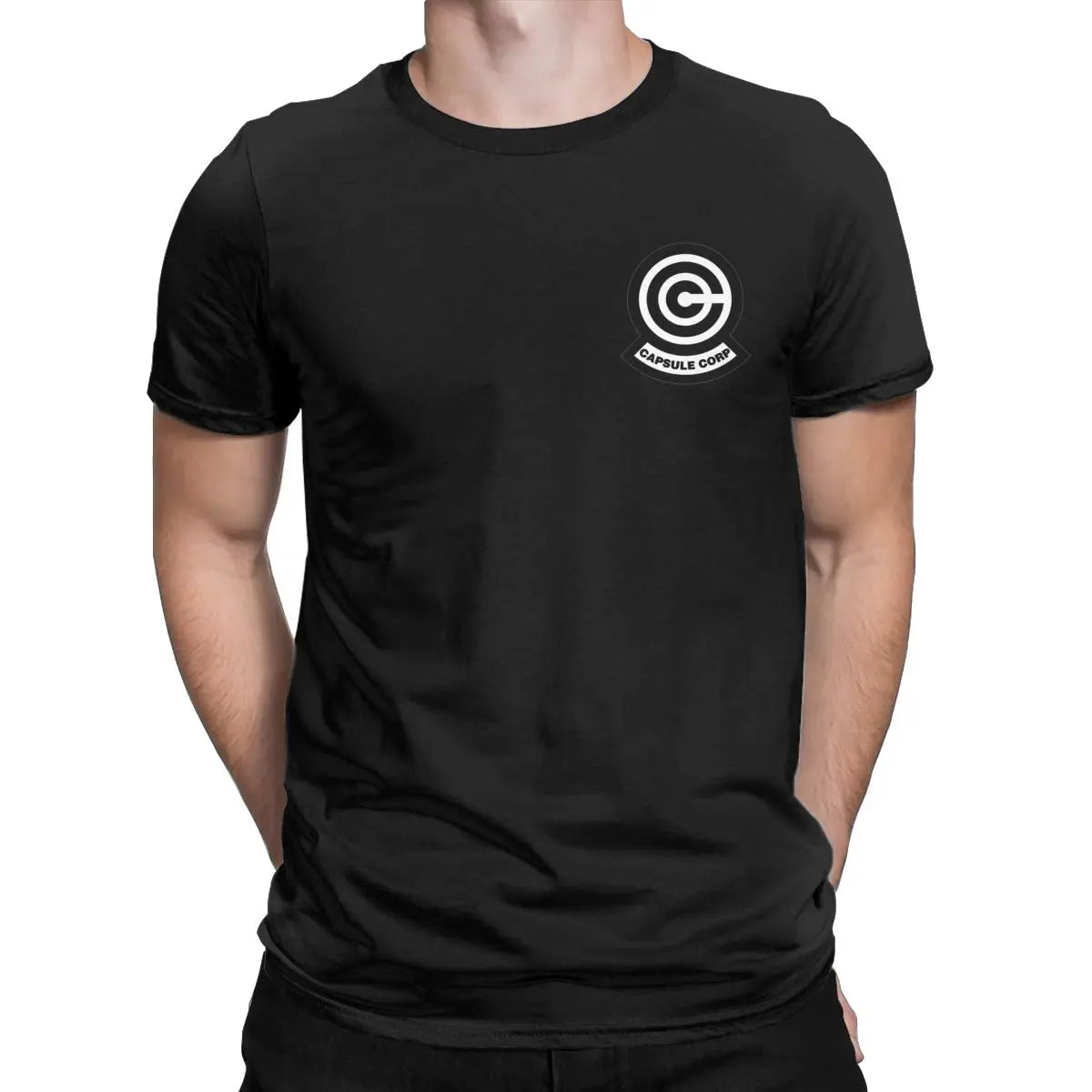 T-shirt Homme Capsule Corp – 100% Coton – Style Geek & Décontracté🚚 Livraison rapide en 8 à 12 jours ouvrés depuis la France FelizShop