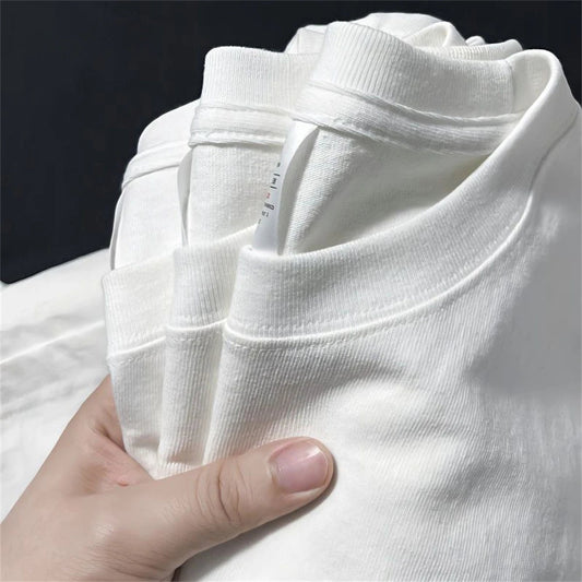 T-shirt Unisexe d’Été en Coton – Col Rond Uni🚚 Livraison rapide en 8 à 12 jours ouvrés depuis la France FelizShop