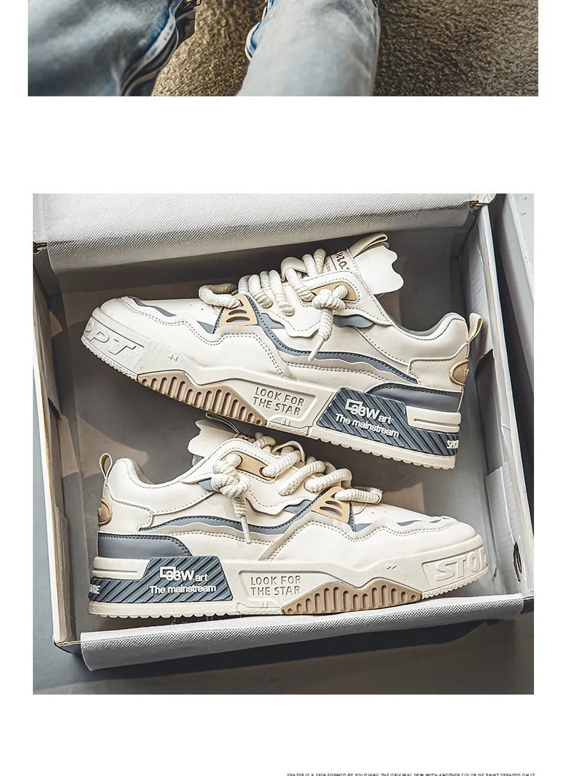 Baskets Chunky Homme 2025 – Sneakers Streetwear à Semelle Épaisse Antidérapante | Style Tendance Jeune & Urbain🚚 Livraison rapide en 8 à 12 jours ouvrés depuis la France FelizShop
