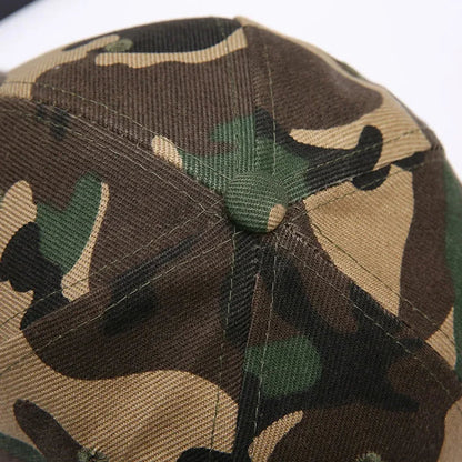 Men Women Summer Cotton Camouflage Printed Baseball Caps Sunhat Outdoor Unisex  Sports Adjustable Snapback Anti-UV Hat Visors 🚚 Livraison rapide FelizShop