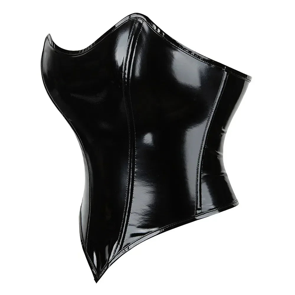 Corset Femme en Cuir PVC Brillant – Bustier Crop Y-Gothic Push-Up
Tailles : S à L
Matière : cuir PVC brillant, effet vinyle
Style : bustier crop top, fermeture éclair latérale, effet push-up
Look : Y-Gothic, mode altern FelizShop