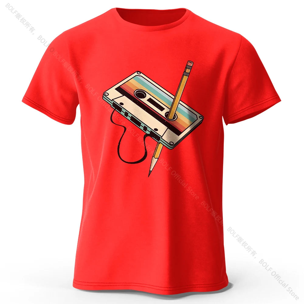 T-shirt Imprimé 100 % Coton – Été, Confort & Style Décontracté🚚 Livraison rapide en 8 à 12 jours ouvrés depuis la France FelizShop