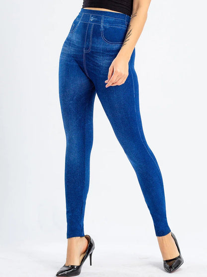 YRRETY – Leggings de sport femme effet jean, sans couture, extensibles et imprimés. Taille haute, parfaits pour l’été, le running, la salle de sport ou un look décontracté push-up.🚚Livraison gratuite rapide et sé FelizShop
