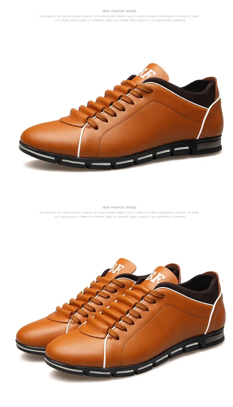 Chaussures casual pour homme — Nouveau style britannique élégant — Chaussures plates confortables et résistantes, pour toutes saisons, banquets ou usage quotidien🚚 Livraison rapide en 8 à 12 jours ouvrés depuis la FelizShop
