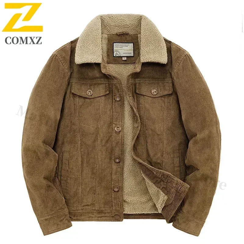 Blouson Homme Hiver – Velours Côtelé, Doublure Polaire & Coupe Décontractée
🚚Livraison rapide gratuite et sécurisée FelizShop