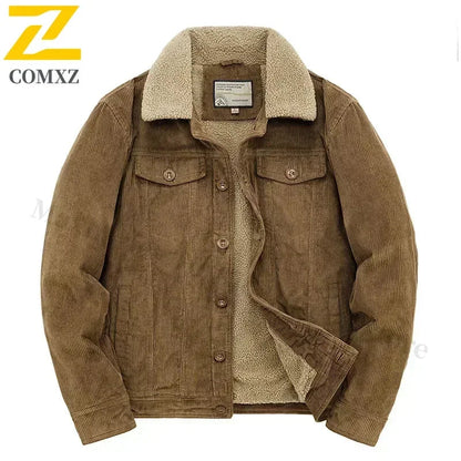 Blouson Homme Hiver – Velours Côtelé, Doublure Polaire & Coupe Décontractée
🚚Livraison rapide gratuite et sécurisée FelizShop