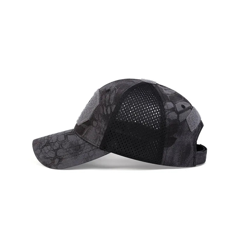 Unisex Skull Embroidery Baseball Net Caps Spring Summer Outdoor Sunscreen Hat Adjustable Casual Trucker Hats FelizShop
