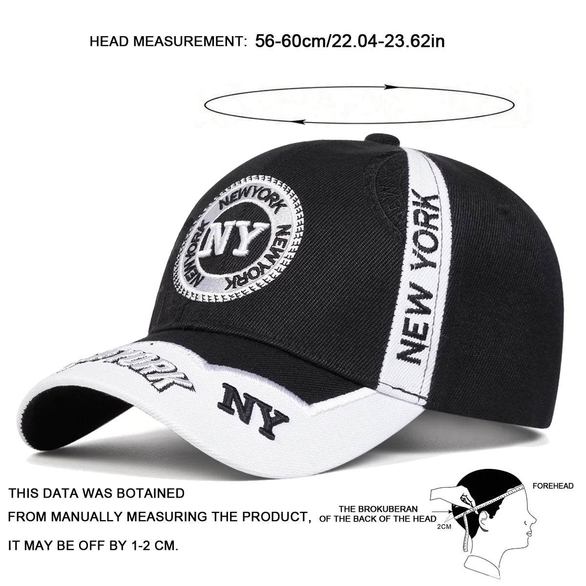 Unisex Letter Embroidery Baseball Caps Spring and Autumn Outdoor Adjustable Casual Hats Sunscreen Hat 🚚 Livraison rapide FelizShop