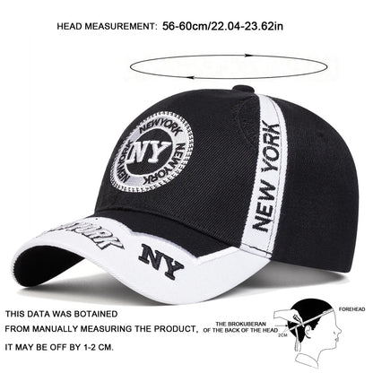 Unisex Letter Embroidery Baseball Caps Spring and Autumn Outdoor Adjustable Casual Hats Sunscreen Hat 🚚 Livraison rapide FelizShop