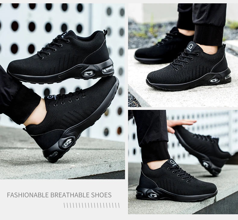 Chaussures de Sécurité Unisexe – Baskets de Travail Respirantes avec Coque en Acier, Résistantes aux Perforations, Confort et Protection
🚚 Livraison rapide en 8 à 12 jours ouvrés depuis la France FelizShop