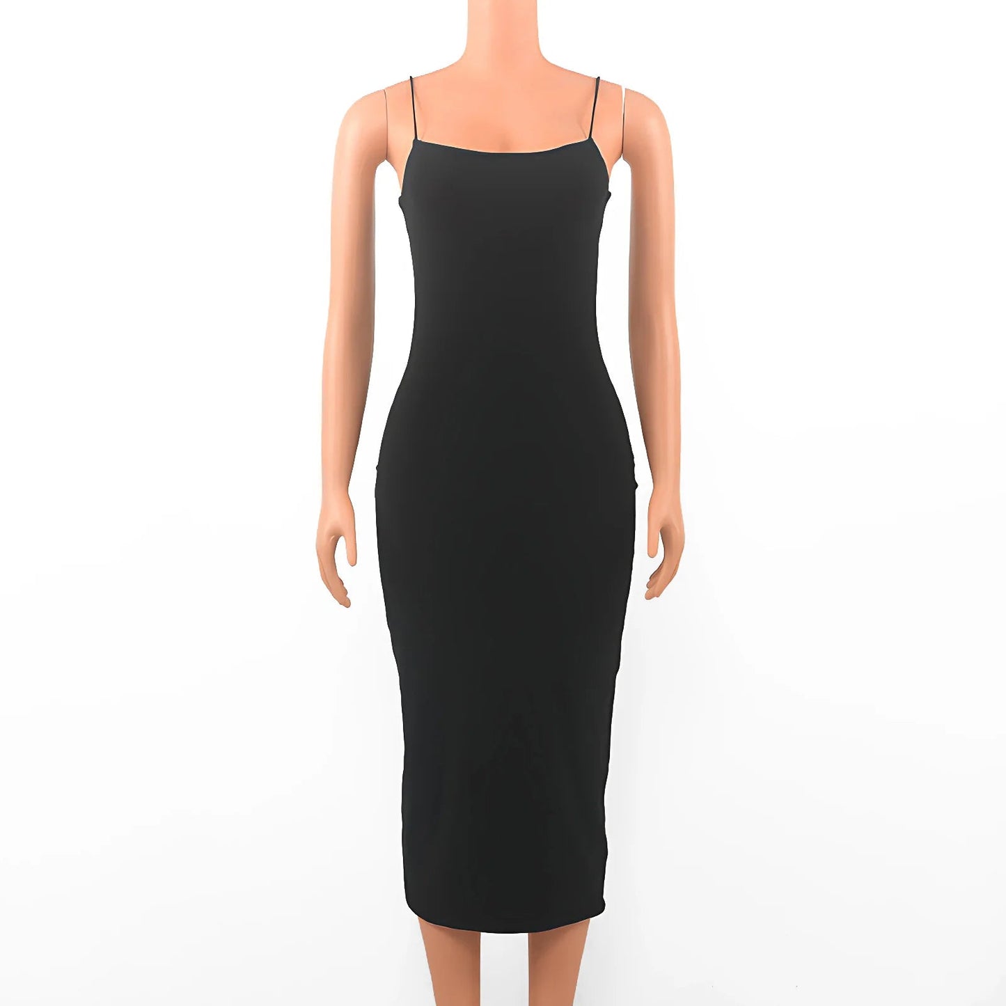 Robe Sexy Noire d’Été – Dos Nu & Bretelles Spaghetti | Moulante Élégante pour Soirée & Clubwear Femme 
🚚Livraison gratuite rapide et sécurisé FR FelizShop