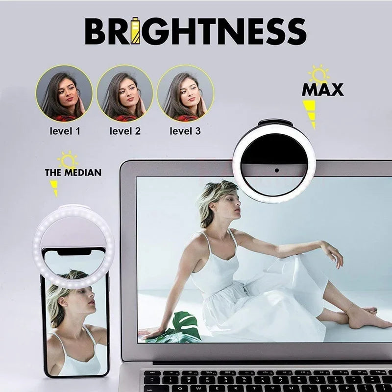 Lumière Anneau LED Selfie avec Recharge USB – Éclairage d’Ombre pour iPhone et Smartphones, Amélioration des Selfies en Basse Lumière

🚚 Livraison rapide en 8 à 12 jours ouvrés depuis la France ou nos entrepôts FelizShop