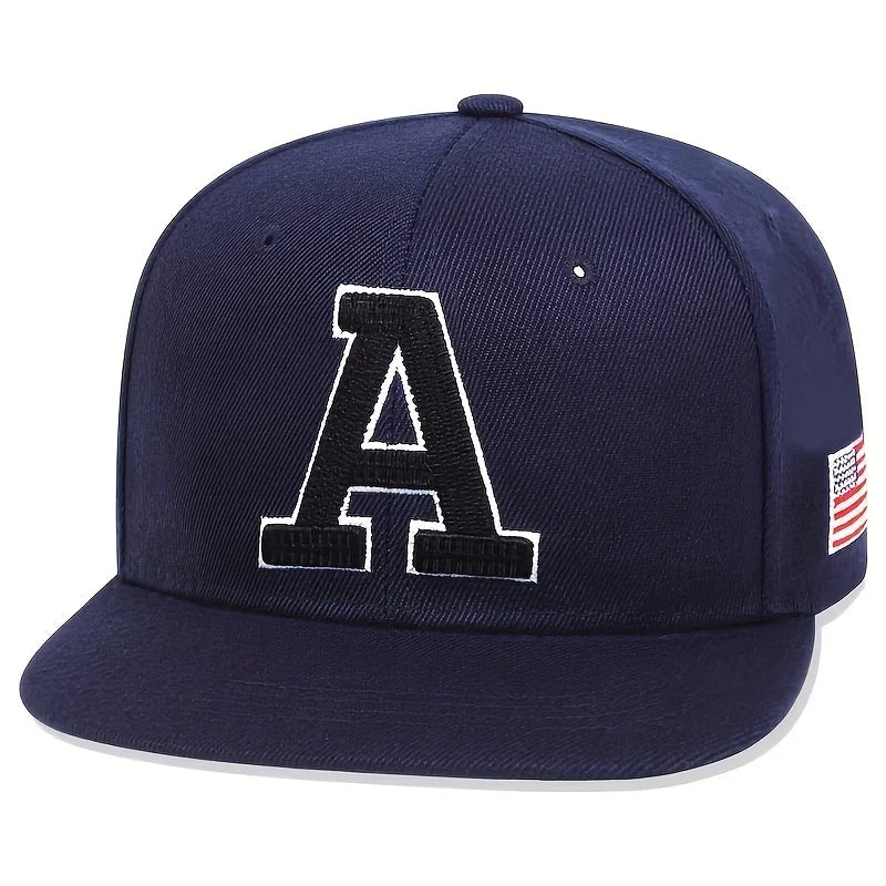 Fashion Men Hip Hop Cap A Letter Embroidery Baseball Caps cotton Snapback Hat Adult adjustment Outdoor Casual Sun Hats Bone 🚚 Livraison rapide FelizShop