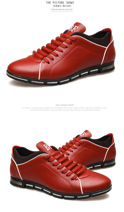Chaussures casual pour homme — Nouveau style britannique élégant — Chaussures plates confortables et résistantes, pour toutes saisons, banquets ou usage quotidien🚚 Livraison rapide en 8 à 12 jours ouvrés depuis la FelizShop