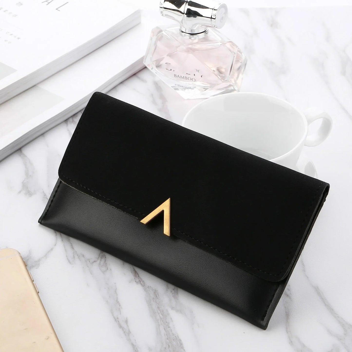 Portefeuille Femme Cuir 2023 – Pochette Enveloppe Chic, Porte-Monnaie & Cartes🚚Livraison rapide gratuite et sécurisée FelizShop