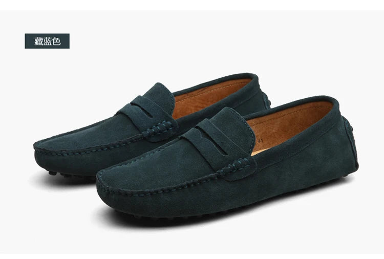 Chaussures homme 38–50 – Chaussures décontractées en cuir véritable – Mocassins tendance pour homme – Slip-on, chaussures plates pour conduite🚚 Livraison rapide en 8 à 12 jours ouvrés depuis la France FelizShop