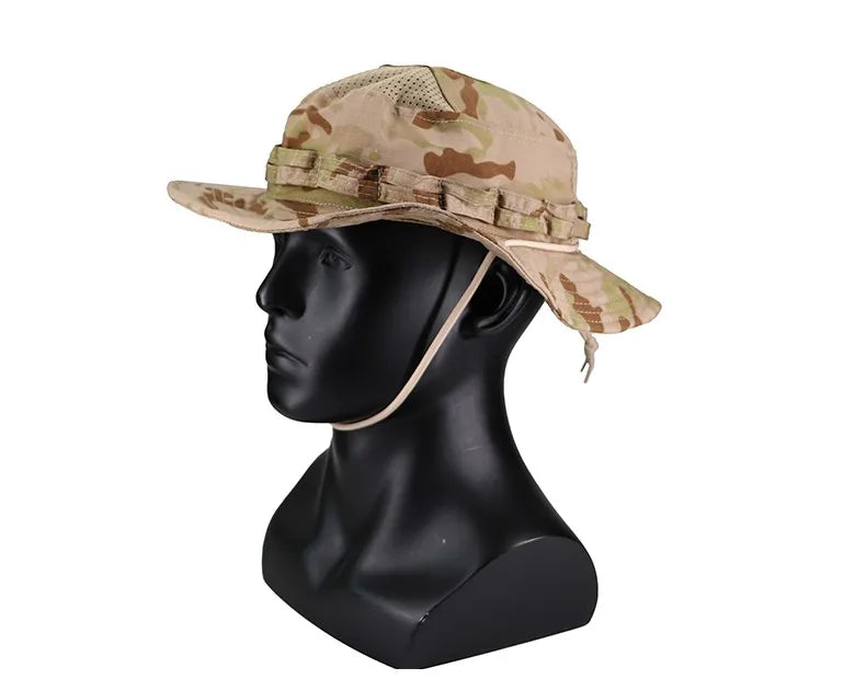 Nouvelle casquette 2025 camouflage tactique – Casquette de type Bonnie à poche carrée – Chapeau bob multicam pour la pêche, la randonnée et les activités de plein air – Protection solaire🚚 Livraison rapide FelizShop