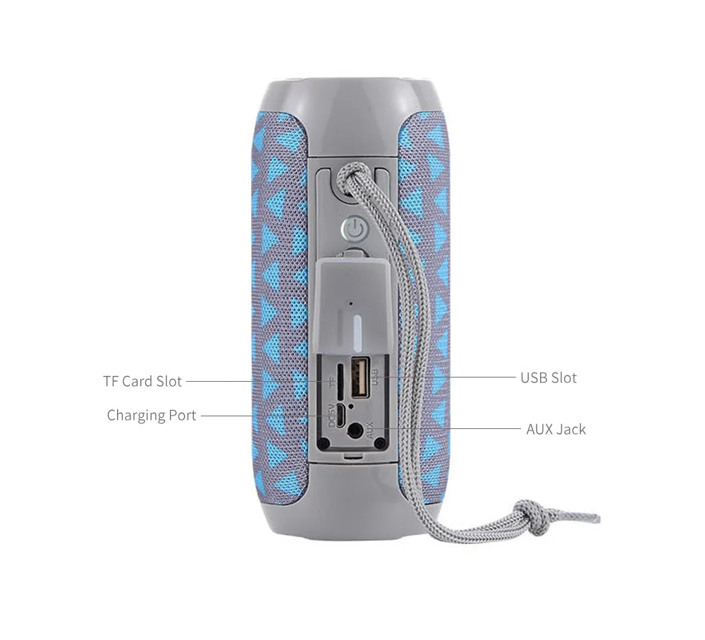 Enceinte Bluetooth Portable T&G TG117 – Haut-parleur Étanche TWS, Son Stéréo Surround, Support Carte TF et Radio FM, Idéal pour l’Extérieur 🚚 Livraison rapide en 8 à 12 jours ouvrés depuis la France ou nos entre FelizShop