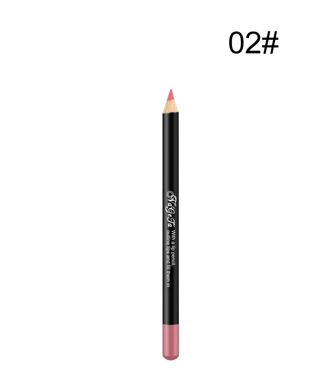 Set 12 Crayons à Lèvres Nude – Lip Liners Waterproof & Hydratants | Teintes Naturelles au Fini Mat🚚 Livraison rapide FelizShop