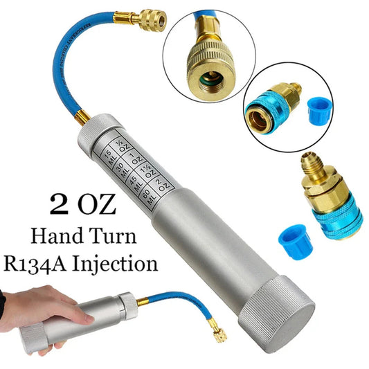 Tube de Remplissage Climatisation – R134A Réfrigérant 2Oz FelizShop