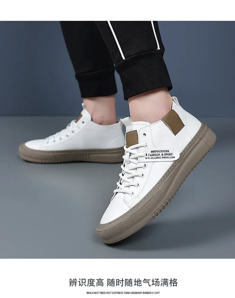Sneakers Homme 2024 – Chaussures en Cuir Haut de Gamme à Lacets | Style Luxe & Semelle Rehaussante
🚚 Livraison rapide en 8 à 12 jours ouvrés depuis la France FelizShop