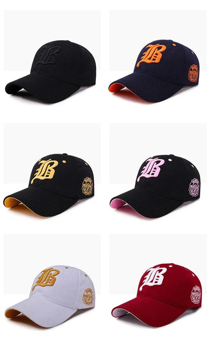 Men Women's Baseball Cap Summer Cotton Hat Embroidery Snapback Hip-Hop Cap Adult Sport Sun Hat Casual Gorra Hombre Visor Dad Hat 🚚 Livraison rapide FelizShop