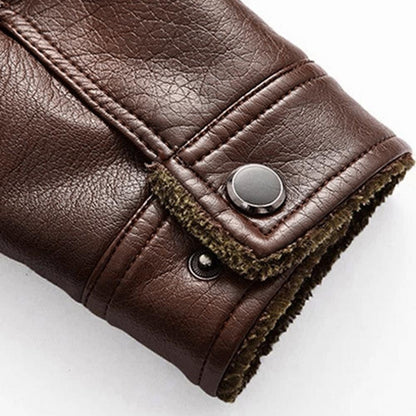 veste homme Marron pour Homme – Doublée Polaire, Style Motard🚚Livraison rapide gratuite et sécurisée FelizShop