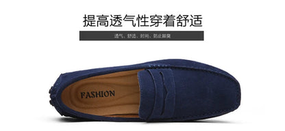 Chaussures homme 38–50 – Chaussures décontractées en cuir véritable – Mocassins tendance pour homme – Slip-on, chaussures plates pour conduite🚚 Livraison rapide en 8 à 12 jours ouvrés depuis la France FelizShop