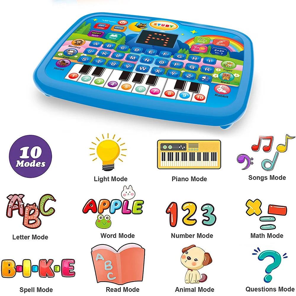 Tablette Éducative Enfant 3+ – Jeu Interactif Lecture, Maths, Musique + Clavier Électronique | Jouet Cadeau Anniversaire / Noël
🚚Livraison gratuite rapide et sécurisé FR FelizShop