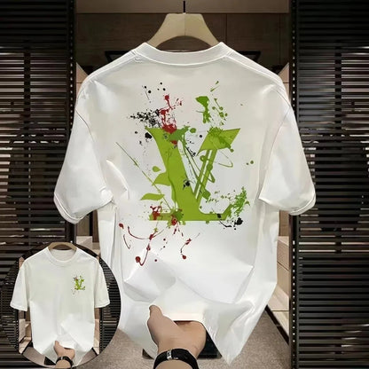 T-shirt Unisexe 2025 en Coton – Impression Lettrée, Coupe Ample, Style Tendance🚚 Livraison rapide en 8 à 12 jours ouvrés depuis la France FelizShop