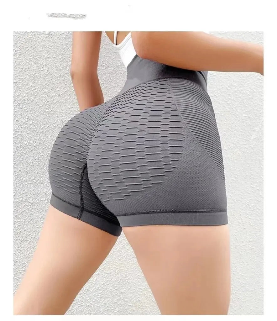 Women Sport Shorts High Waist Push Up Booty Workout Short Sexy Tummy Control Yoga Tights Seamless Fitness Hip Lifting Sportswear FelizShop
