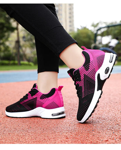 Baskets de Running Femme 2025 – Chaussures de Sport Respirantes à Coussin d’Air | Confort & Grandes Tailles🚚 Livraison rapide en 8 à 12 jours ouvrés depuis la France FelizShop