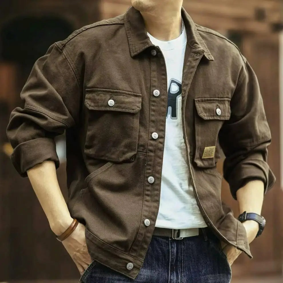 Veste Cargo Homme – Printemps/Automne 2024 | Style Décontracté & Urbain | Coupe Large Haute Qualité en Jean
🚚Livraison rapide gratuite et sécurisée FelizShop
