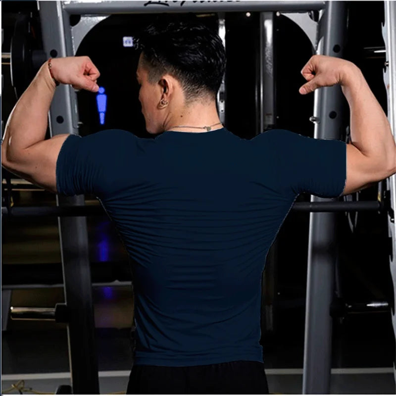 T-shirt Oversize Homme – Manches Courtes, Blanc, Séchage Rapide, Style Football & Gym, Compression Décontractée pour Sport et Streetwear🚚 Livraison rapide en 8 à 12 jours ouvrés depuis la France FelizShop
