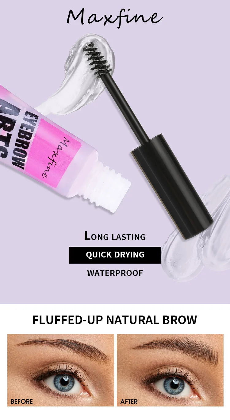 Gel à sourcils transparent – Fixation longue durée, waterproof, séchage rapide – Maquillage des yeux 🚚 Livraison rapide en 8 à 12 jours ouvrés depuis la France FelizShop