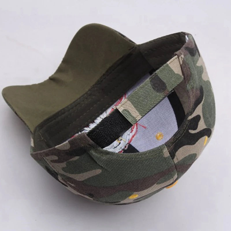 Casquette unisexe brodée aigle chauve & drapeau USA — Casquette baseball été outdoor — Anti-UV, protection solaire — Style hip-hop et sports🚚 Livraison rapide FelizShop
