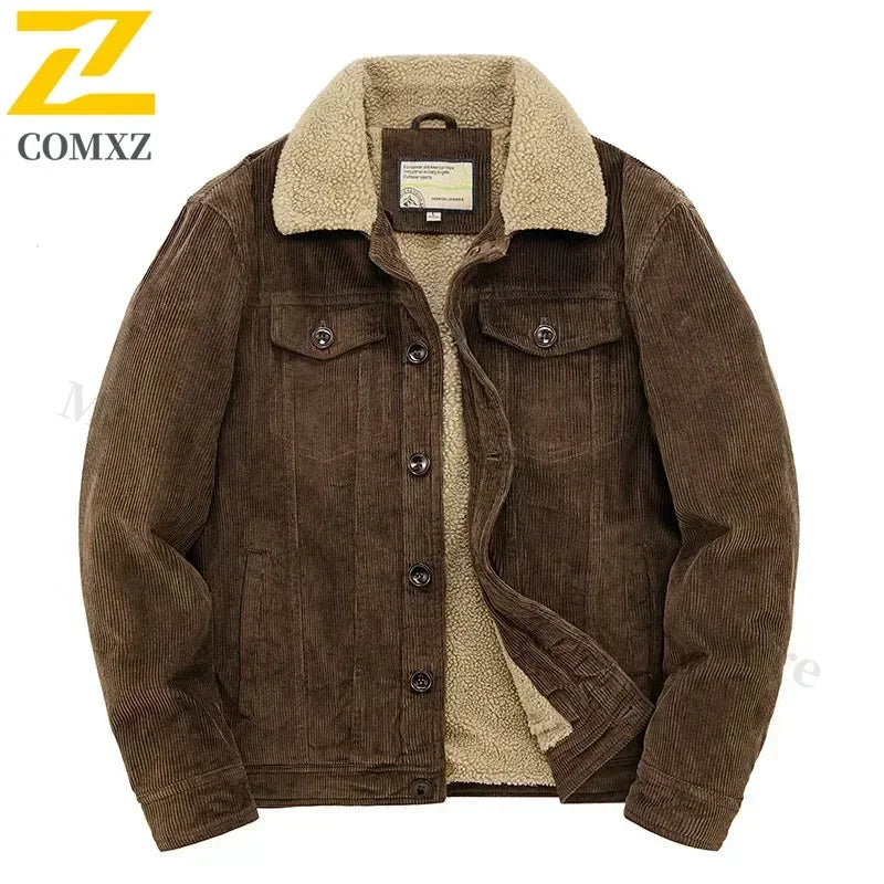 Blouson Homme Hiver – Velours Côtelé, Doublure Polaire & Coupe Décontractée
🚚Livraison rapide gratuite et sécurisée FelizShop