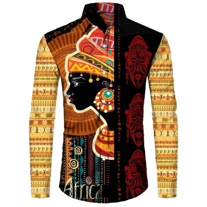Chemise Dashiki Africaine Homme – Imprimé Ethnique, Manches Longues & Style Streetwear
🚚Livraison rapide gratuite et sécurisée FelizShop