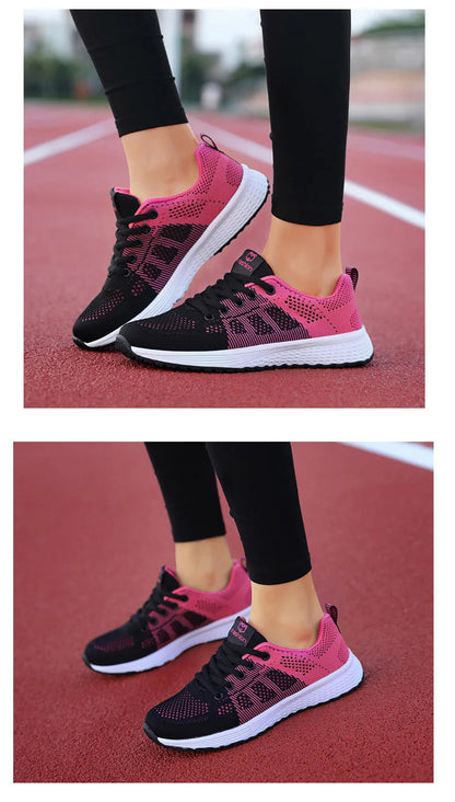 Baskets Femme 2024 – Sneakers à Semelle Épaisse, Chaussures de Sport Mode pour Printemps/Hiver, Idéales pour Courir ou au Quotidien 🚚 Livraison rapide en 8 à 12 jours ouvrés FelizShop