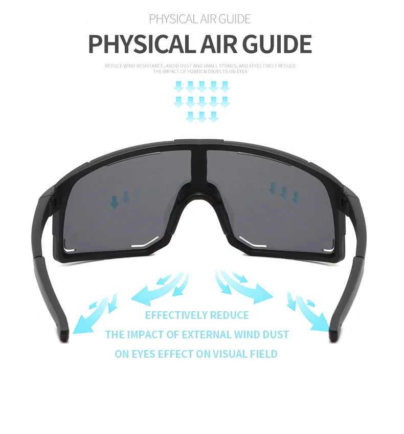 Lunettes de Cyclisme Polarisées – Anti-UV & Coupe-Vent – Pour Sport, Route & VTT🚚 Livraison rapide en 8 à 12 jours ouvrés depuis la France FelizShop