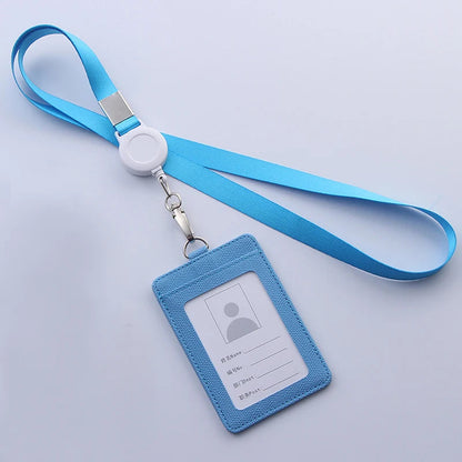 Multifunctional Retractable Lanyard Card Holder PU Badges Set For ID Name Card Business Name Tag Student ID Card Neck Rope
🚚Livraison gratuite rapide et sécurisé FR FelizShop