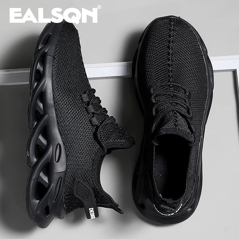 Chaussures de sport homme pour course et jogging — Sneakers décontractées noires ou marron — Mesh respirant, légères, absorption des chocs — Chaussures tennis et outdoor femme🚚 Livraison rapide en 8 à 12 jours o FelizShop