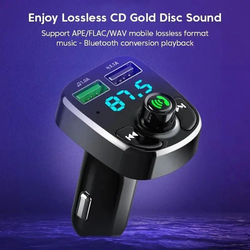 Transmetteur FM Bluetooth 5.0 avec Chargeur Voiture – LED, MP3, Appels Mains Libres & Double USB (QC3.0 + Type-C 🚚 Livraison rapide en 8 à 12 jours ouvrés depuis la France ou nos entrepôts européens 🇫🇷
✨ Suiv FelizShop