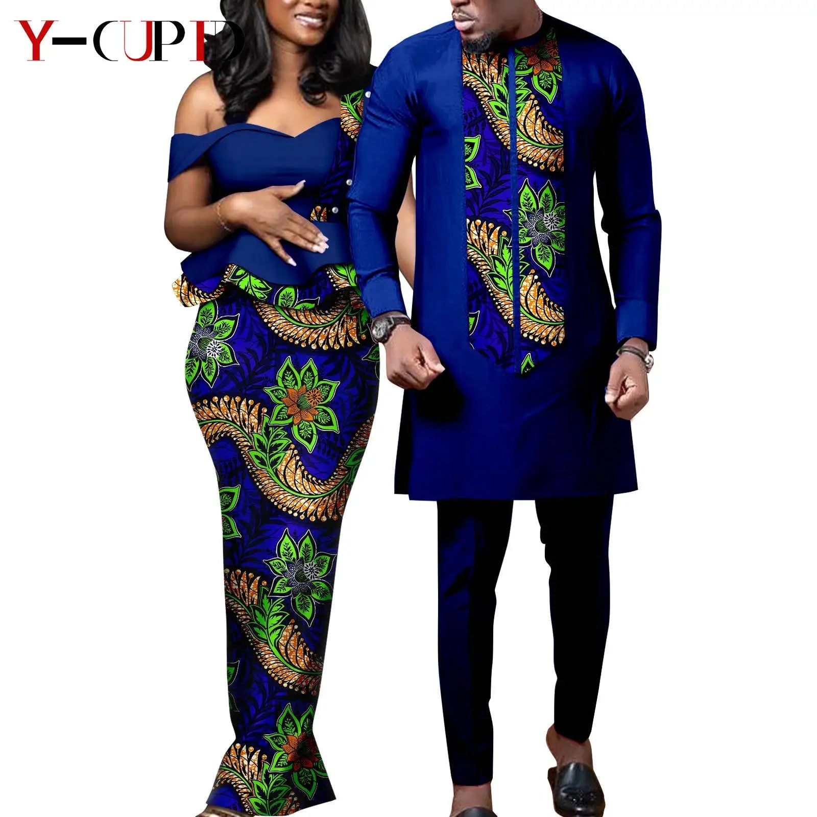 Tenue Africaine Couple – Robe Femme & Ensemble Homme FelizShop
