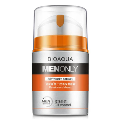 BIOAQUA Crème Hydratante Homme – Soin Visage Jour 50g | Anti-brillance, Raffermissante & Hydratation Intense🚚 Livraison rapide en France FelizShop