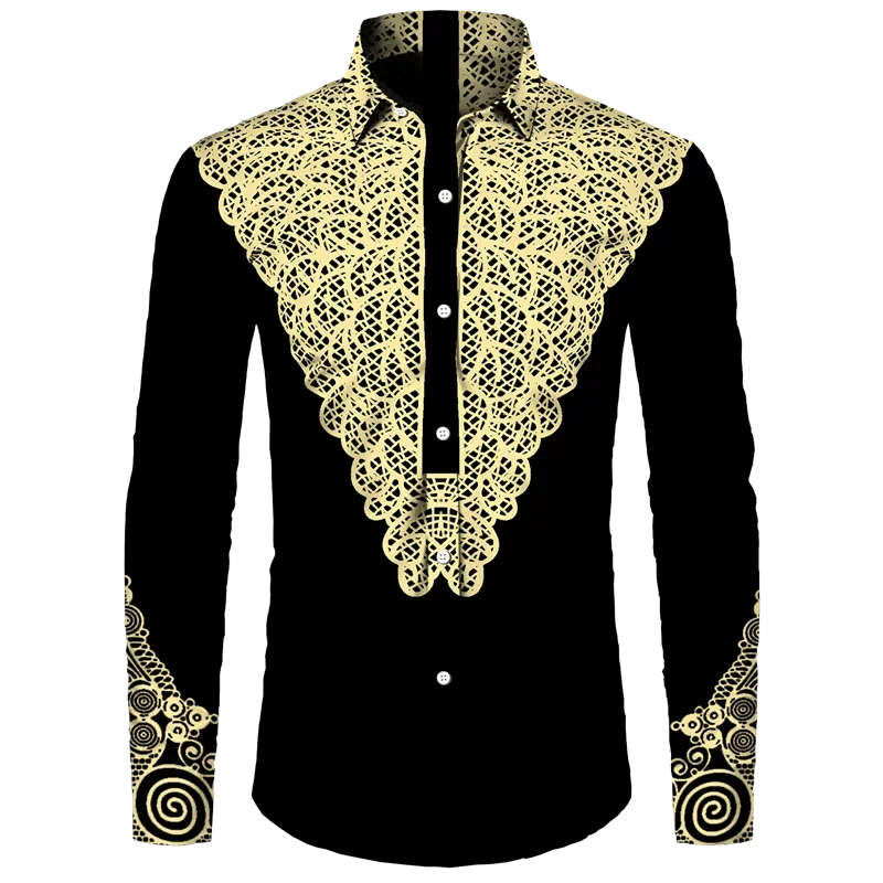 Chemise Dashiki Africaine Homme – Imprimé Ethnique, Manches Longues & Style Streetwear
🚚Livraison rapide gratuite et sécurisée FelizShop